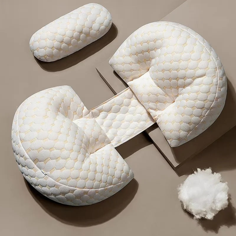Coussin de grossesse ergonomique beige