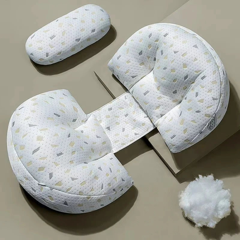 Coussin de grossesse ergonomique blanc