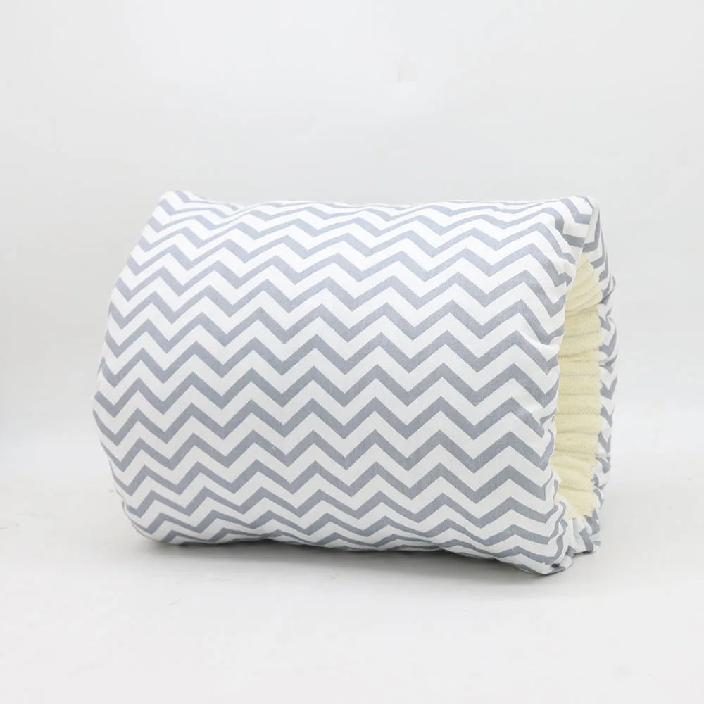 coussin bras allaitement gris clair