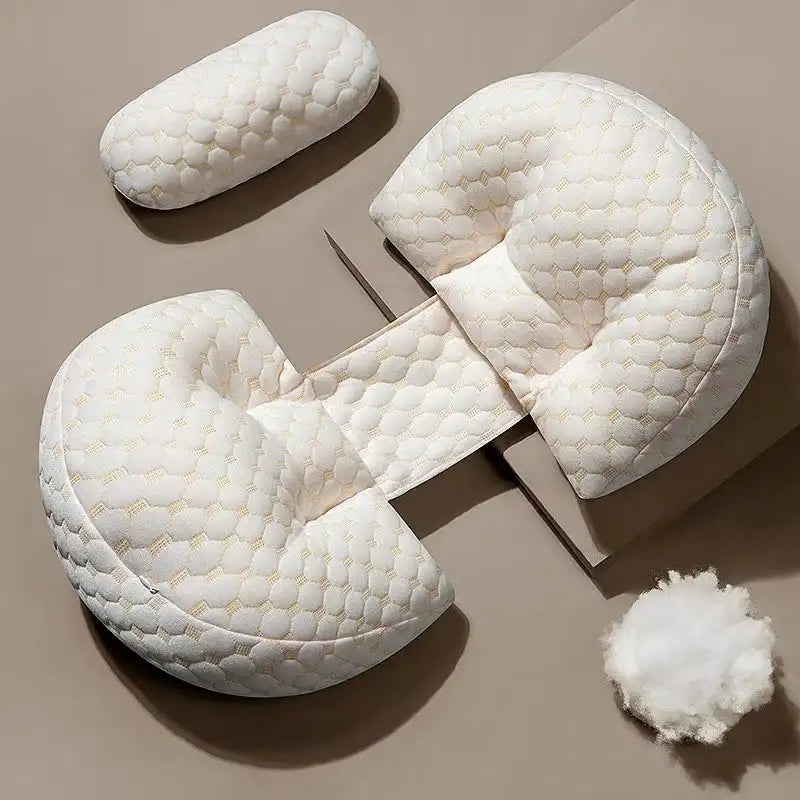 Coussin de grossesse ergonomique beige