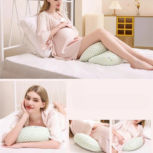 Coussin de grossesse ergonomique vert
